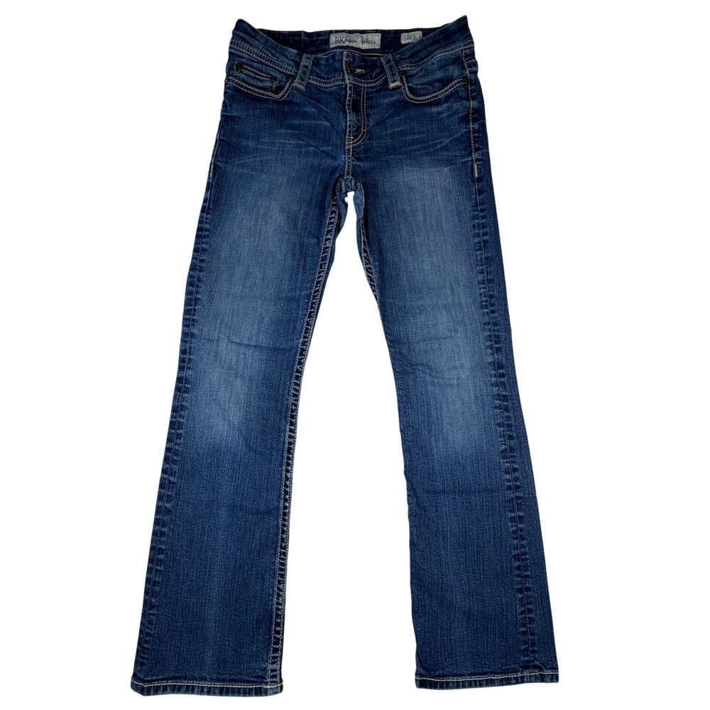 BKE Dakota Bootcut Jeans Womens 28R 32x30 Medium Wash Denim Mid‎ Rise Blue Pants